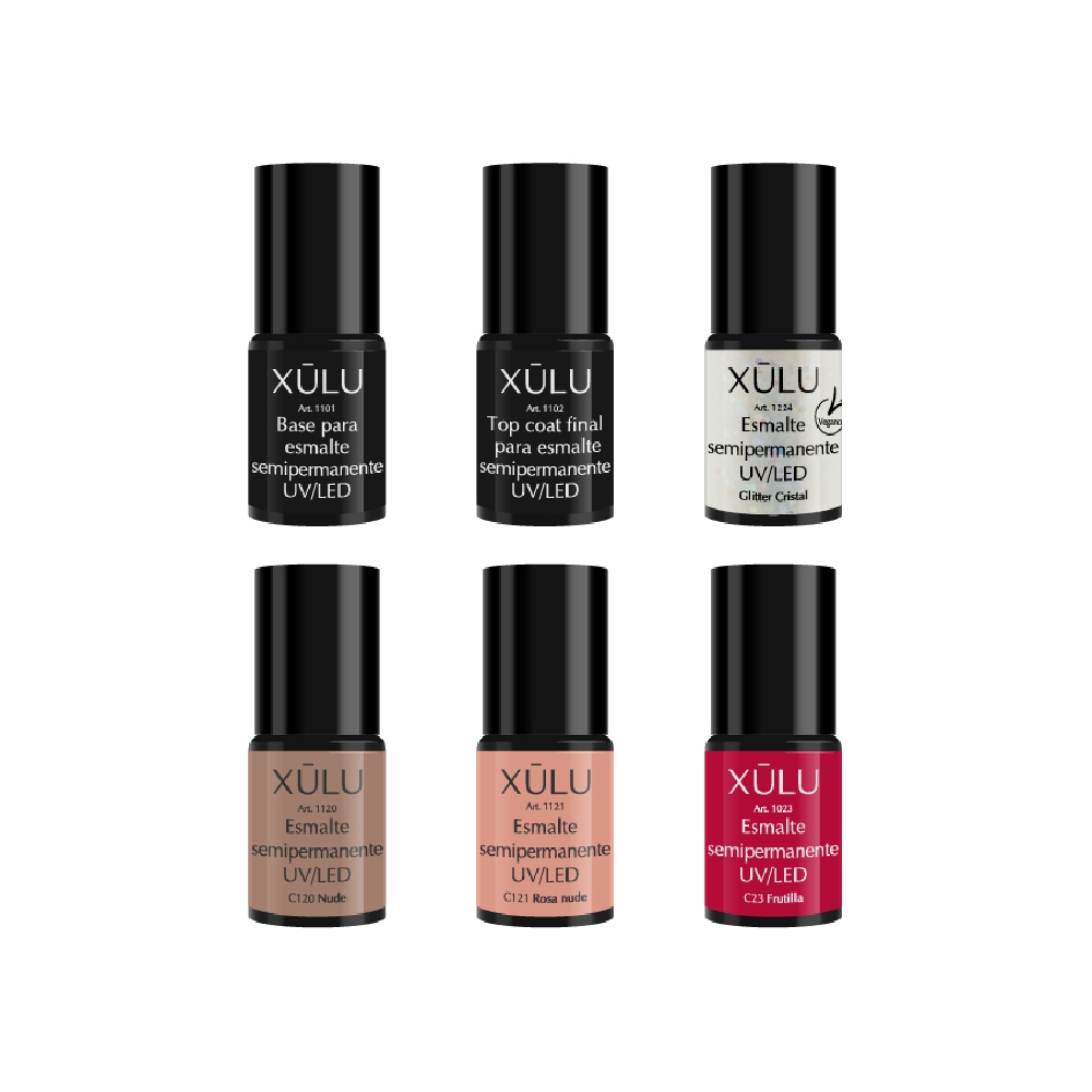 XÚLU PACK X 6 ESMALTES UV CLASICOS | Vista 4